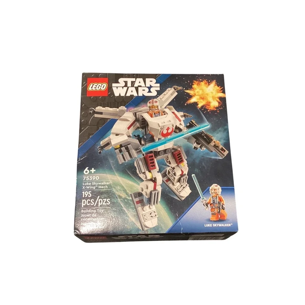 LEGO Star Wars Luke Skywalker X-Wing Mech 75390 Building Toy Set 195 Pieces NEW